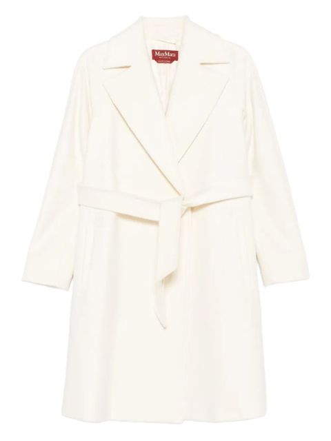 Max Mara belted wrap coat - White - zdjęcie produktu nr 1