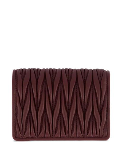 Miu Miu leather wallet - Red