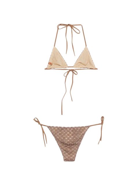 Missoni beaded triangle bikini - Brown - zdjęcie produktu nr 2