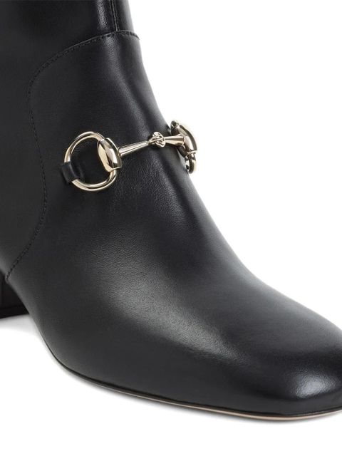 Gucci horsebit ankle boots - Black
