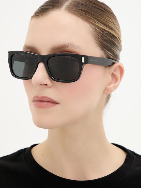 Saint Laurent okulary przeciwsłoneczne kolor czarny SL 83