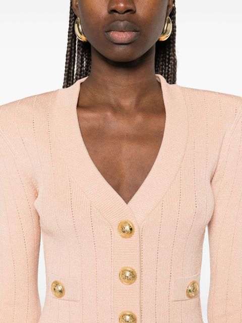 Balmain cropped cardigan - Neutrals