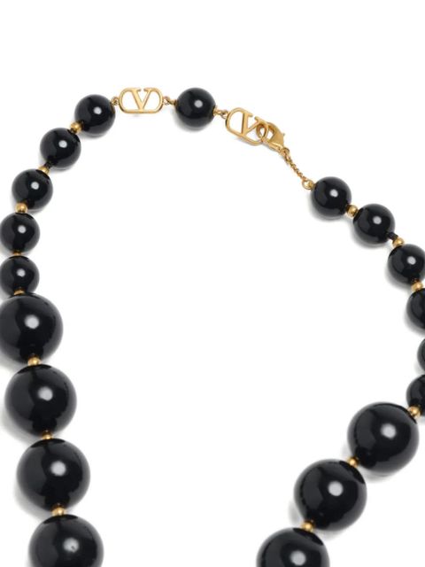 Valentino Garavani Coeur Royal necklace - Black