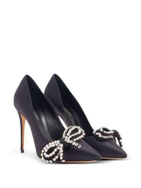 Casadei Judith Julia crystal-embellished pumps - Black - zdjęcie produktu nr 2