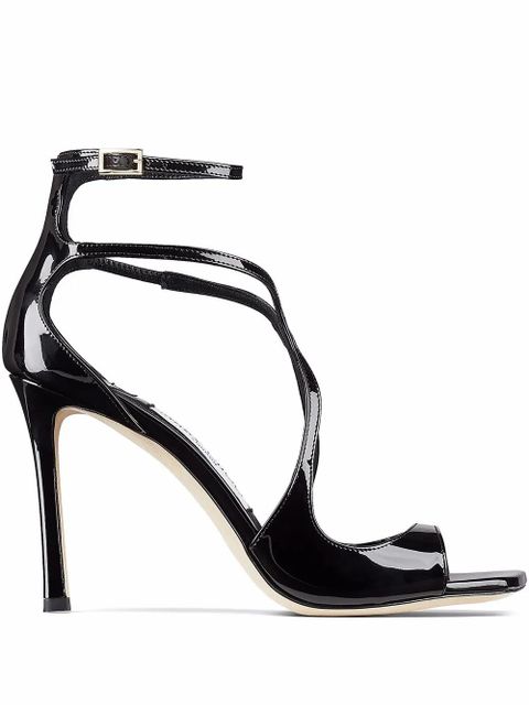 Jimmy Choo Azia 95mm square-toe sandals - Black - zdjęcie produktu nr 1