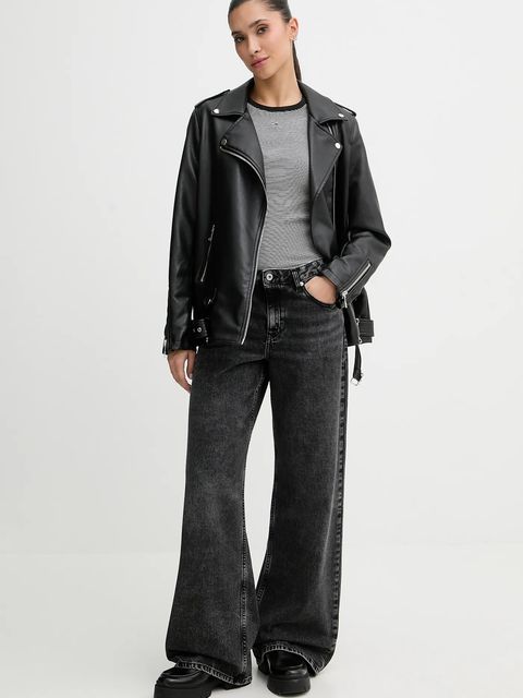 Tommy Jeans t-shirt damski kolor szary DW0DW17383