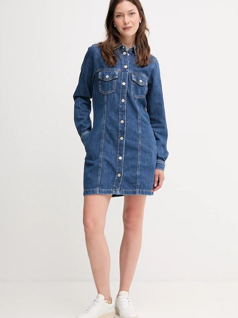 Pepe Jeans sukienka jeansowa kolor niebieski mini prosta PL95377284C1 - zdjęcie produktu nr 2
