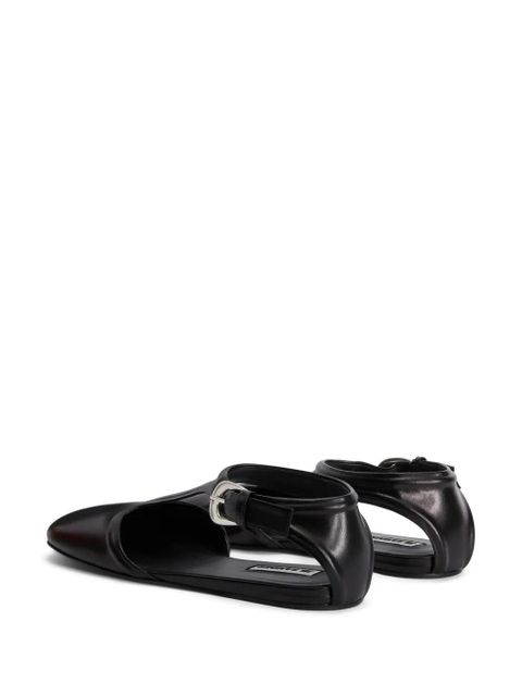Jil Sander Mary Jane ballerina shoes - Black
