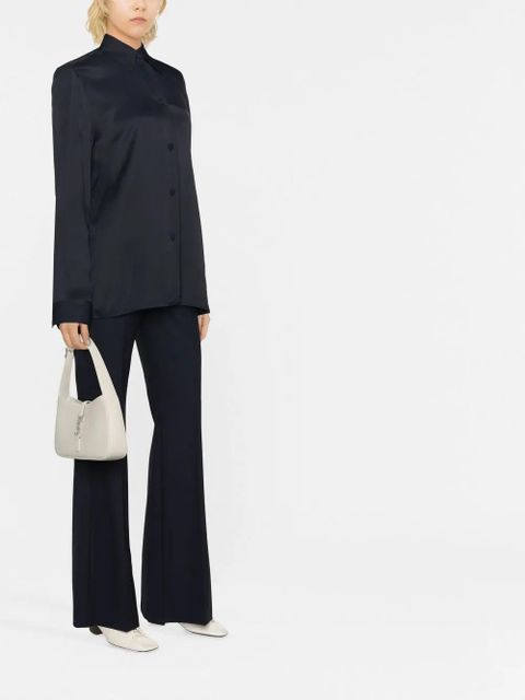 Jil Sander classic collar buttoned blouse - Blue