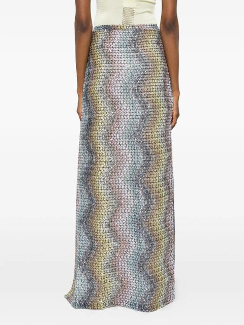 Missoni sequin-embellished maxi skirt - Black