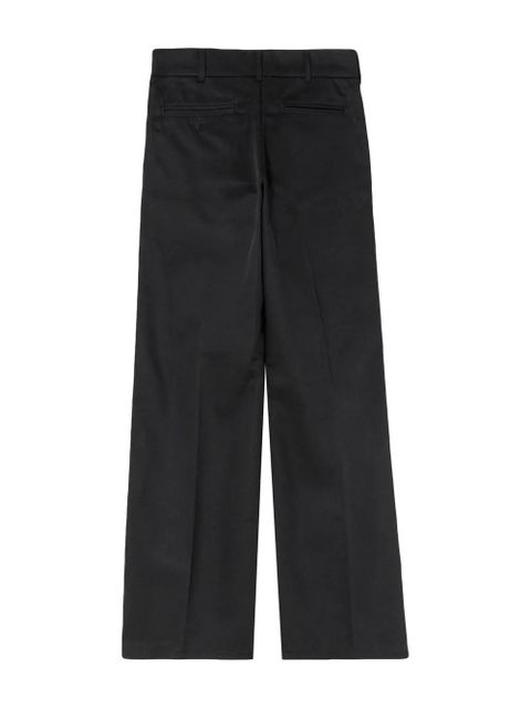 RE/DONE wide leg low-rise trousers - Black