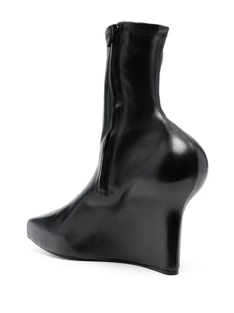 Givenchy sculpted-detail 120mm ankle boots - Black