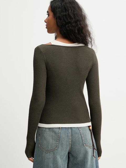 Miss Sixty sweter z dodatkiem wełny