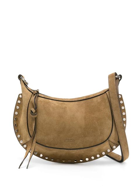 ISABEL MARANT Oskan Moon suede shoulder bag - Neutrals - zdjęcie produktu nr 1