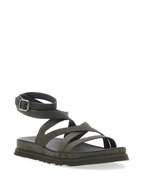 UGG Golden Gaze croc-effect buckled sandals - Green - zdjęcie produktu nr 2