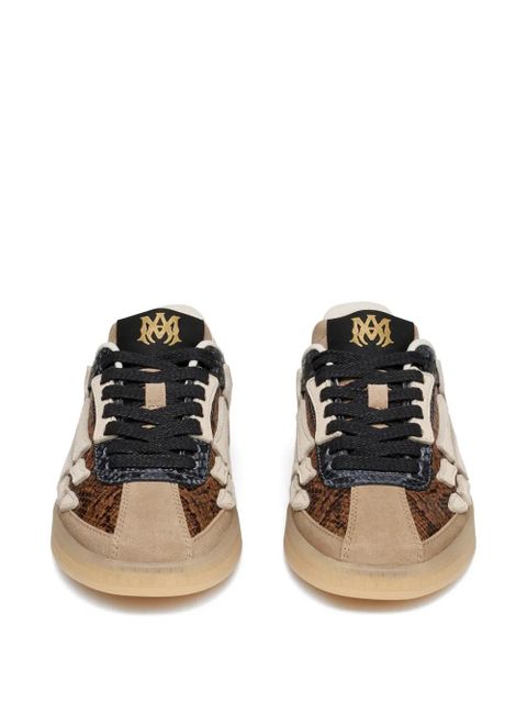 AMIRI snake-embossed sneakers - Neutrals