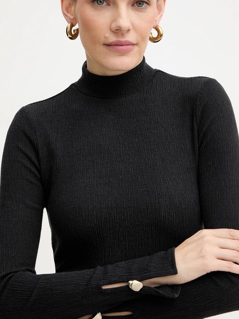 Guess sukienka ALESSA kolor czarny mini dopasowana W5BK30 K0602