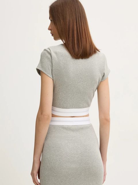 Calvin Klein Underwear t-shirt damski kolor szary LV00QS7349