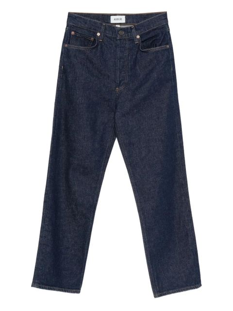 AGOLDE high rise straight jeans - Blue - zdjęcie produktu nr 1