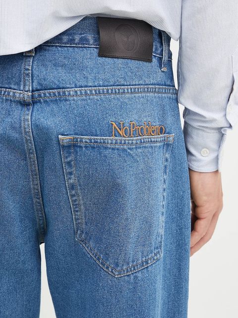 No Problemo jeansy bawełniane Bagi Jean