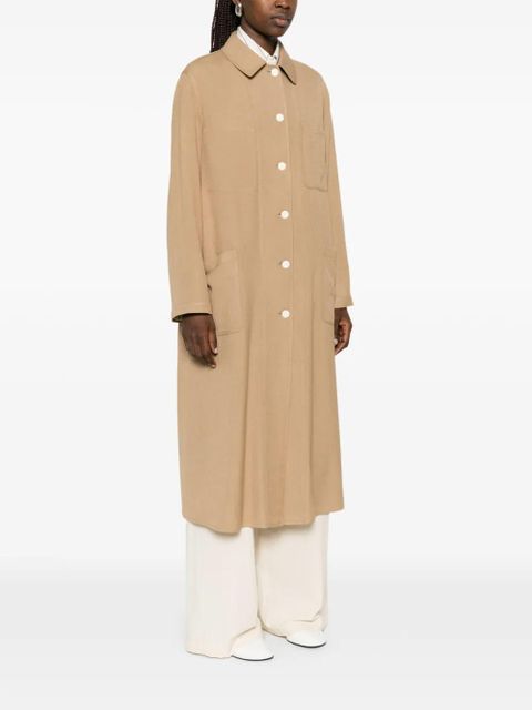 The Row Kenia patch-pocket coat - Neutrals