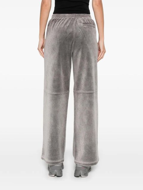 Alexander Wang seam embellished track pants - Grey