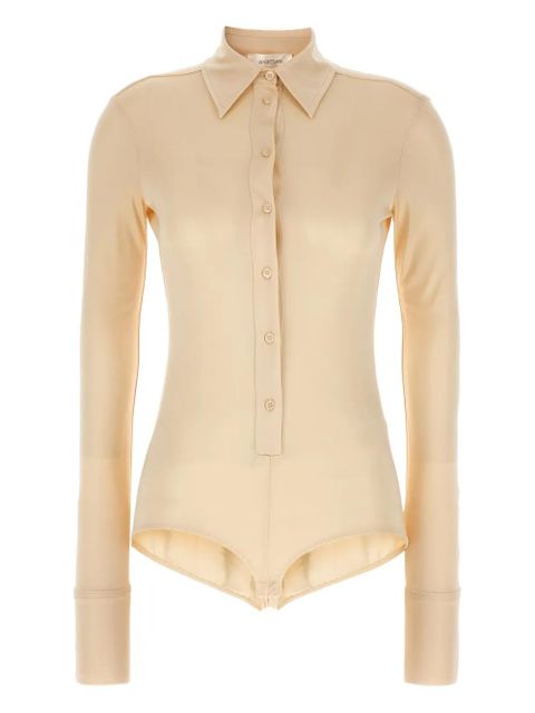 Sportmax Pera button-fastening bodysuit - Neutrals - zdjęcie produktu nr 1