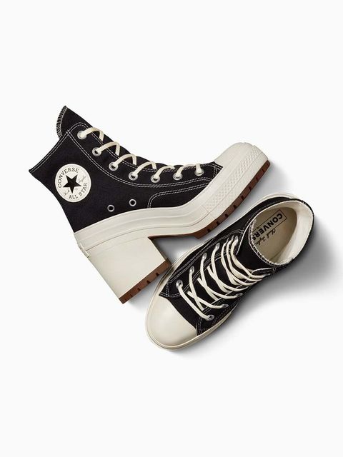 Converse trampki Chuck 70 De Luxe Heel damskie kolor czarny A05347C