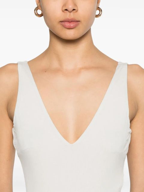 ENTIRE STUDIOS V-neck bodysuit - Neutrals