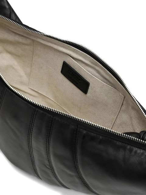 LEMAIRE medium Croissant leather shoulder bag - Black