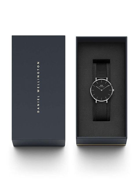 Daniel Wellington zegarek Petite 32 Ashfield damski kolor srebrny - zdjęcie produktu nr 2