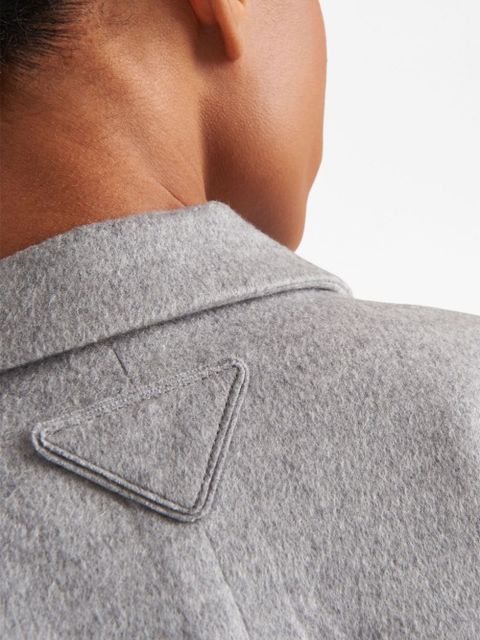 Prada single-breasted cashmere blazer - Grey