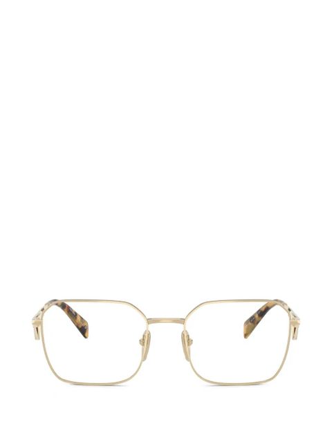 Prada Eyewear square-frame glasses - Gold - zdjęcie produktu nr 1