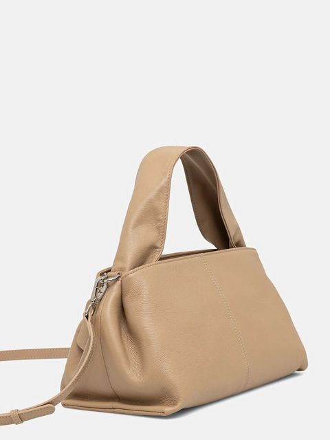 Answear.LAB torebka skórzana kolor beżowy - zdjęcie produktu nr 2