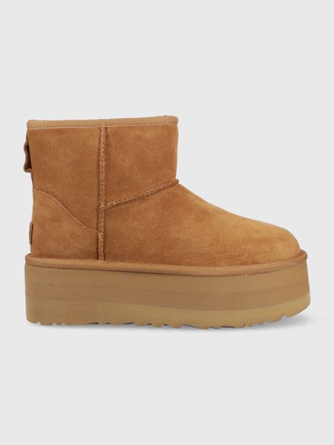 UGG śniegowce Classic Mini Platform kolor brązowy 1134991.CHE - zdjęcie produktu nr 1