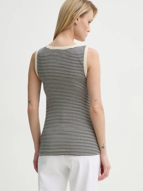 Marc O'Polo top kolor beżowy 502208450067