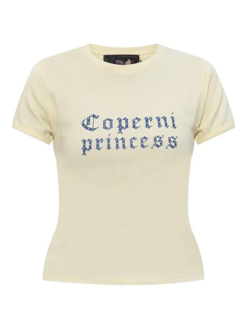 Coperni logo-print T-Shirt - Yellow - zdjęcie produktu nr 1