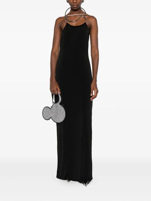 Coperni halter-neck maxi dress - Black - zdjęcie produktu nr 2