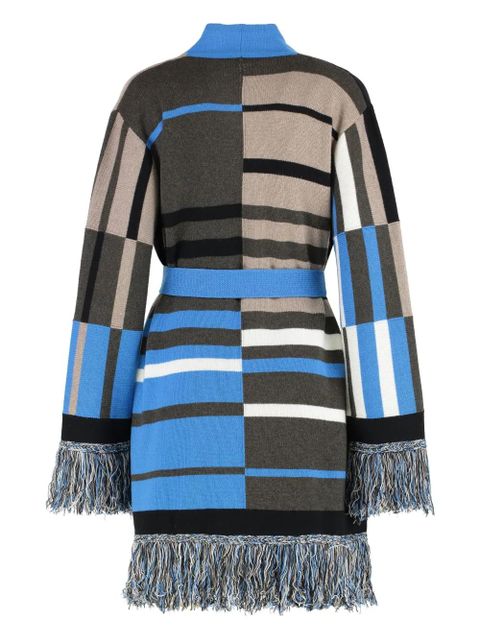 ETRO geometric-print cardigan - Brown