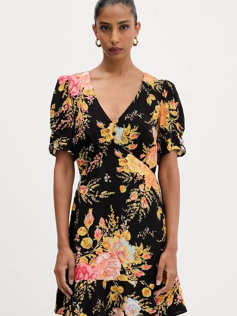 Never Fully Dressed sukienka kolor czarny mini rozkloszowana - zdjęcie produktu nr 1