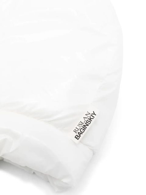 Ruslan Baginskiy high-shine puffer hat - White - zdjęcie produktu nr 2