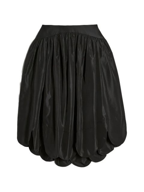 Simone Rocha Petal Hem Basque midi skirt - Black - zdjęcie produktu nr 1