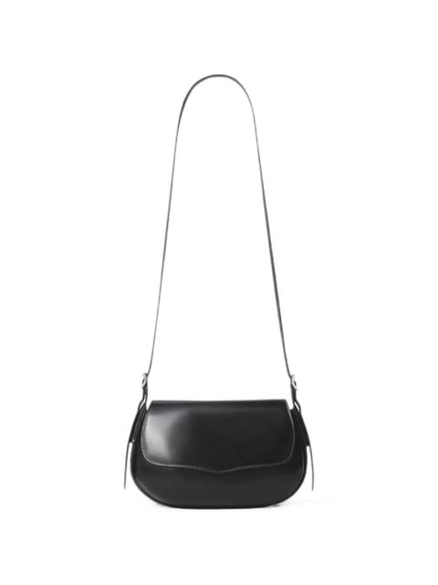 LEMAIRE Belly leather shoulder bag - Black - zdjęcie produktu nr 2