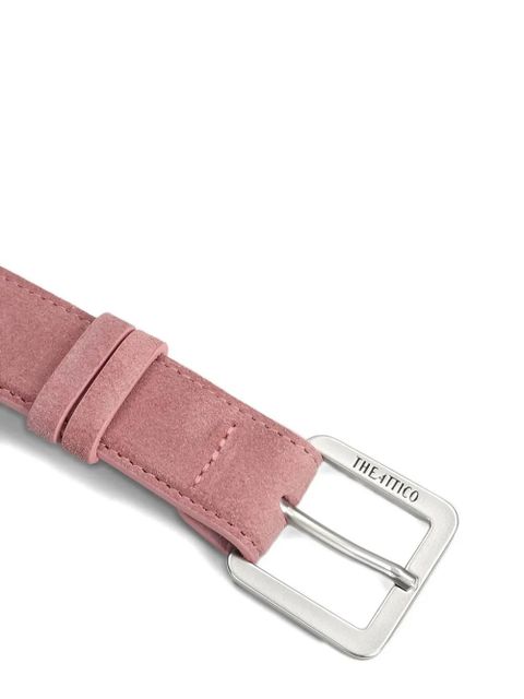 The Attico metal buckle suede belt - Pink - zdjęcie produktu nr 2