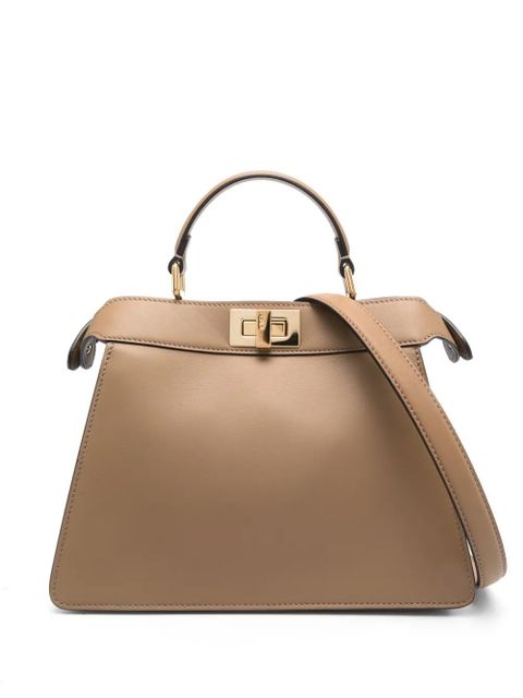 FENDI medium Peekaboo ISeeU crossbody bag - Brown - zdjęcie produktu nr 1
