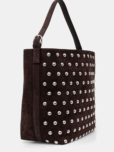 Liviana Conti torebka skórzana kolor brązowy A5WA61