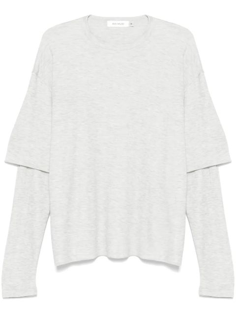 Aya Muse layered T-shirt - Grey - zdjęcie produktu nr 1