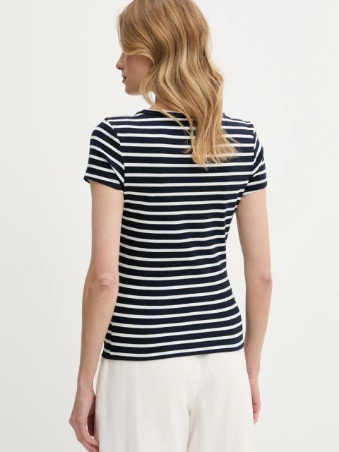 Tommy Jeans t-shirt damski kolor granatowy DW0DW17385