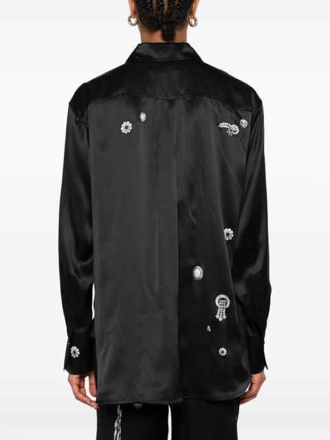 Victoria Beckham silk shirt - Black