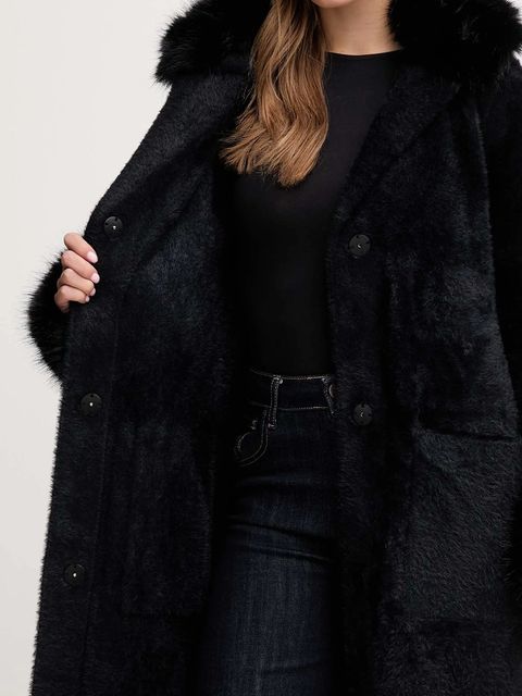 Joseph Ribkoff płaszcz kolor czarny 243923F25